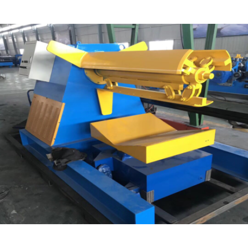 10 tons hydraulic decoiler with coil car